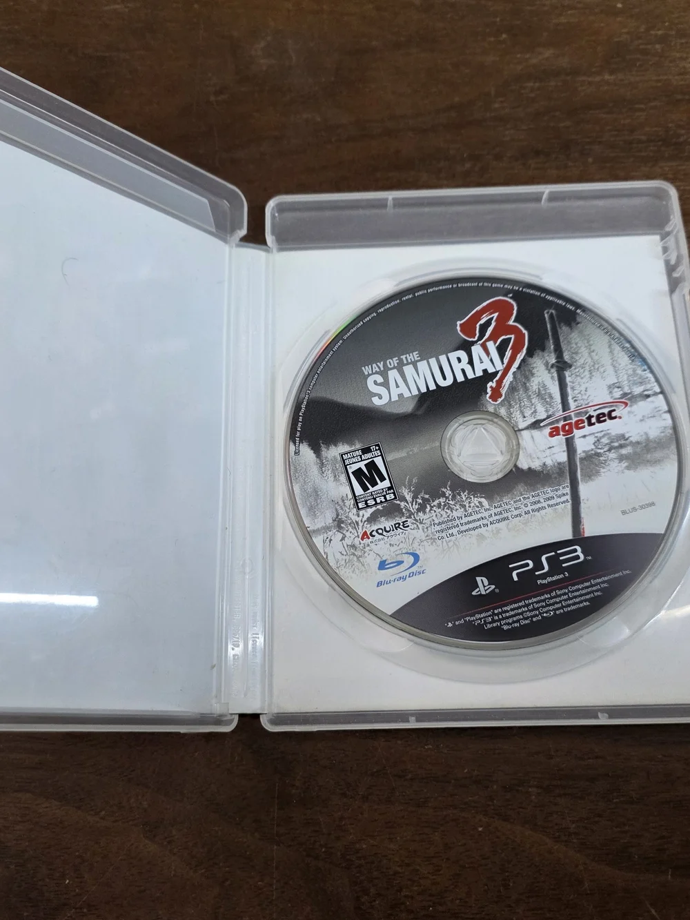 🔥 RARE Sony PS3 Way Of The Samurai 3 Game - Picture 2 of 3